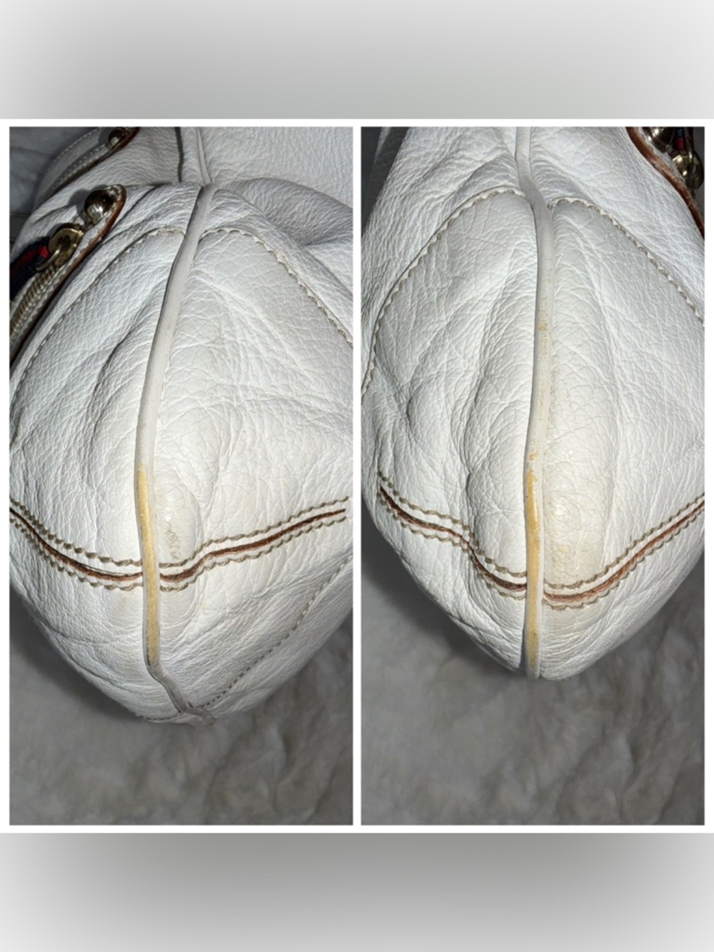 Gucci Capri Ranch Leather Hobo Chain Bag - Picture 7 of 14